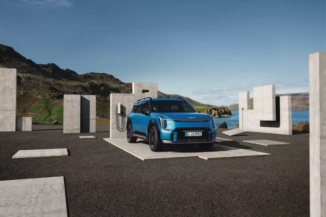 Kia EV9 Charching